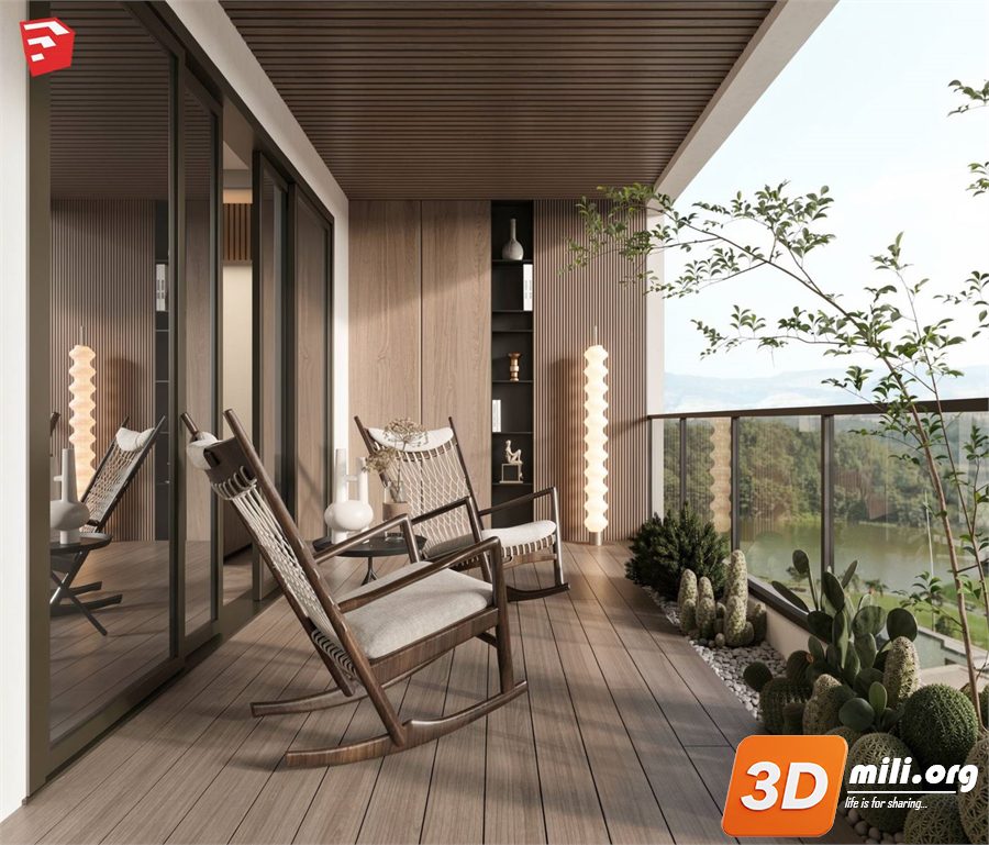 Balcony Skp Files